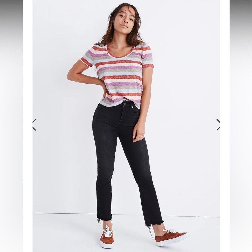 madewell tall curvy cali demi boot jeans in berkeley black